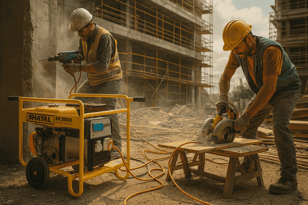 המדריך לבחירת גנרטור לאתר בנייה