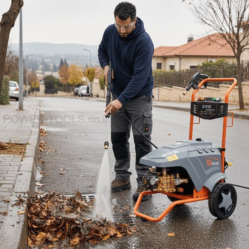הכנת הבית לחורף עם מכונת שטיפה בלחץ - ניקוי מרזבים, גגות ומשטחים