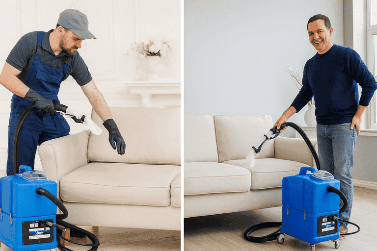 השכרת מכונה לניקוי ספות - השכרה או בעל מקצוע