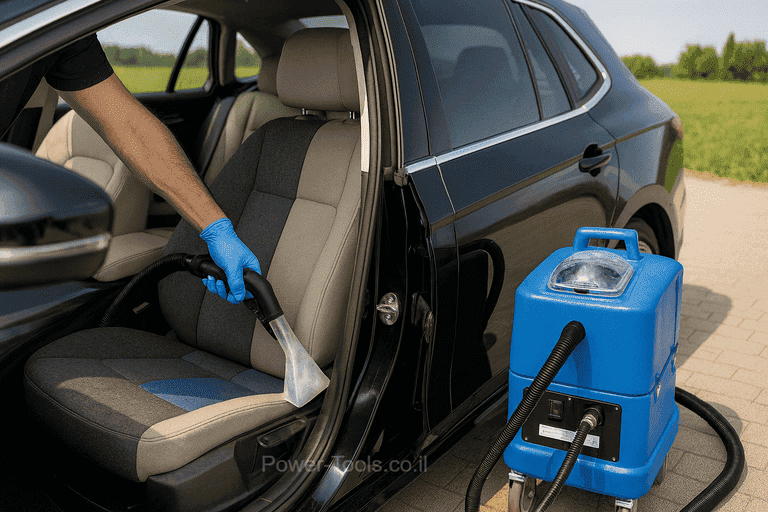 ניקוי ריפודי רכב - מדריך עשה זאת בעצמך