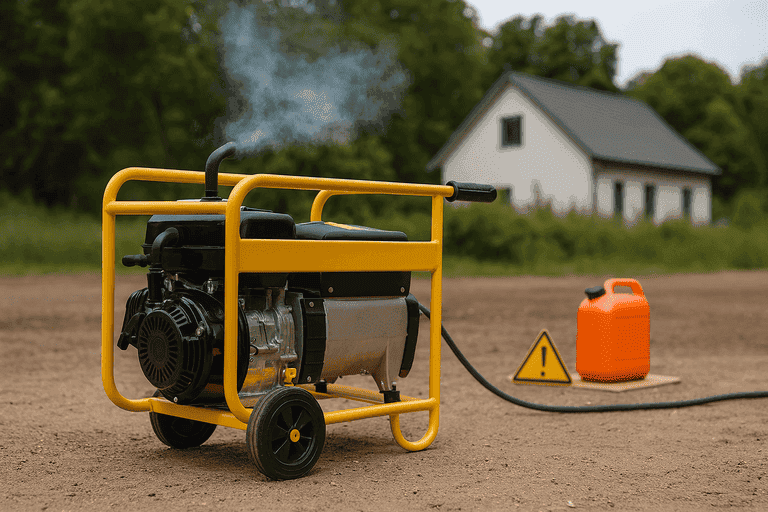 מדריך בטיחות להפעלת גנרטור