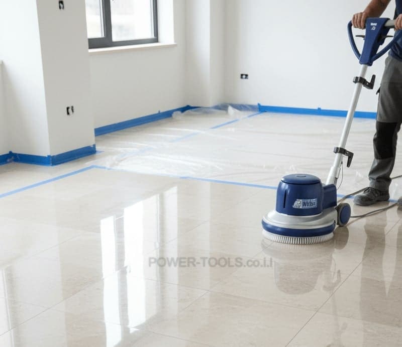מכונת פוליש להשכרה - הברקת רצפות טרצו ושיש