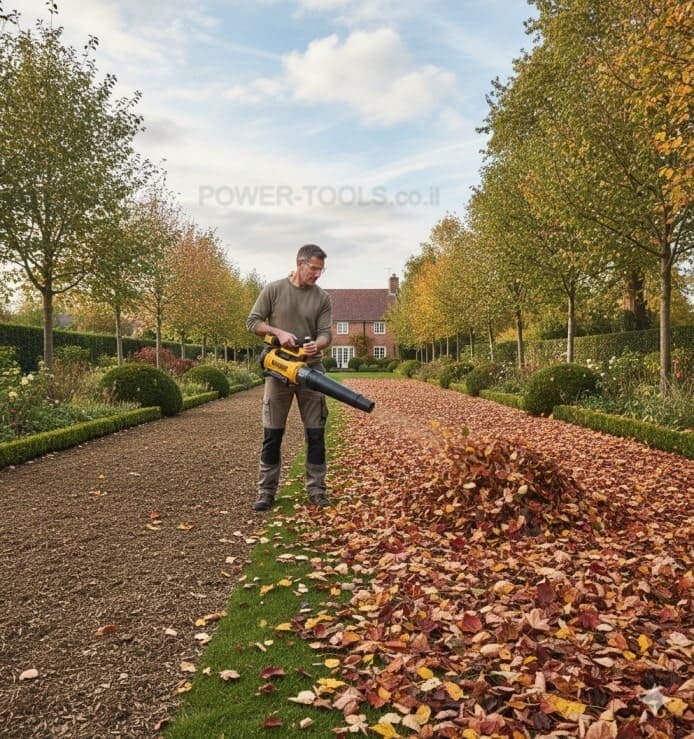 מפוח עלים להשכרה - שימושים מפתיעים לניקוי הבית והגינה