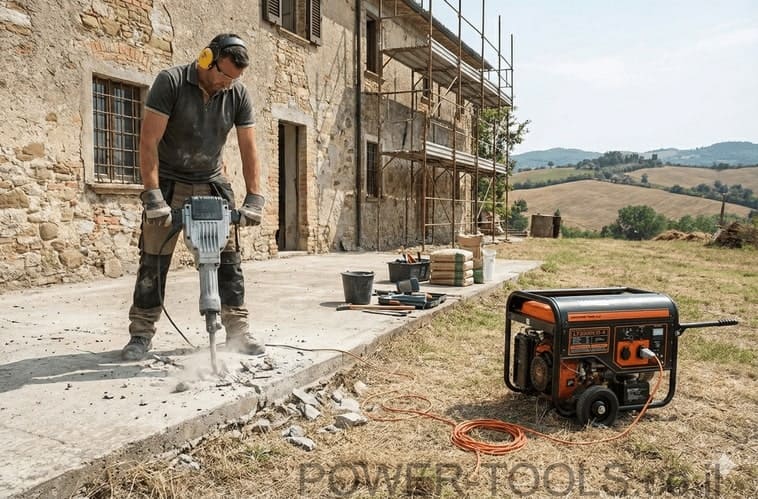 השכרת גנרטורים - כוח זמין בכל מקום - Power-Tools השכרת גנרטור לאירועים, כלי עבודה או לחירום