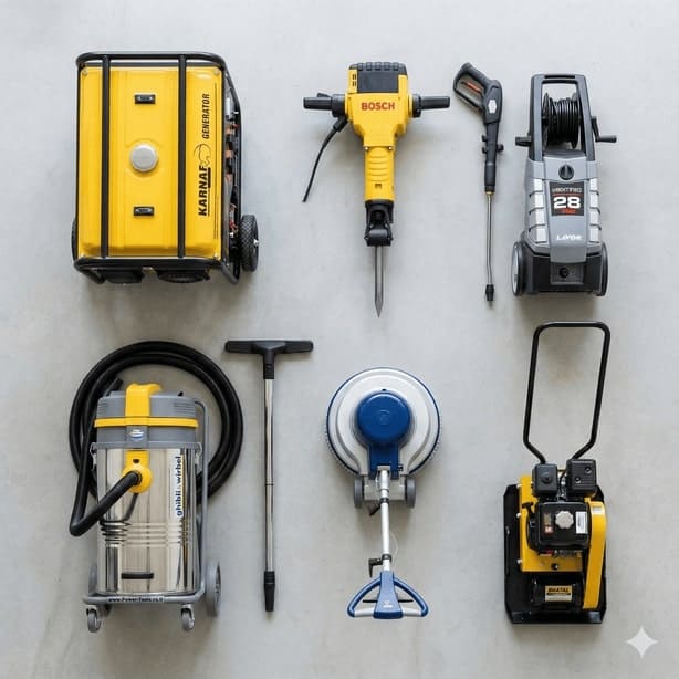 מכונות תעשייתיות להשכרה - ציוד מקצועי ואיכותי - Power-Tools מגוון ענק של כלי עבודה מקצועיים להשכרה