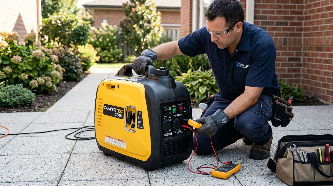 תקלות גנרטורים ואבחון מהיר בשטח - Power-Tools מדריך עזרה ראשונה ואבחון תקלות גנרטורים בשטח