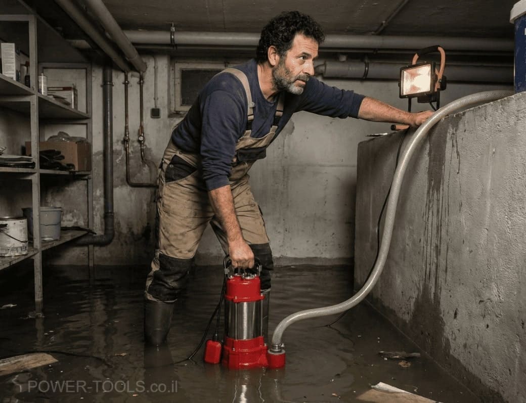 משאבה טבולה - הפתרון הקלאסי להצפות משאבה טבולה לניקוז מרתף ומים נקיים