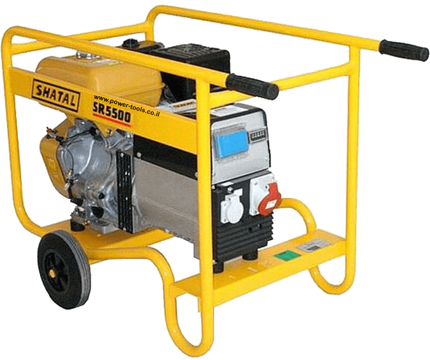 השכרת גנרטור גדול בהספק של 5500 וואט עם מייצב מתח השכרת גנרטור גדול 5500 וואט